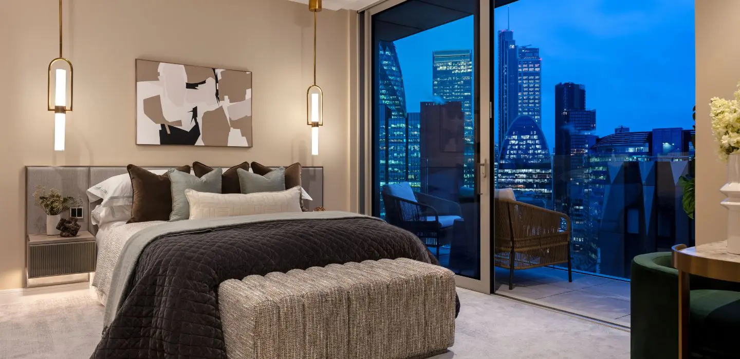 The Haydon Windsor Penthouse Master Bedroom